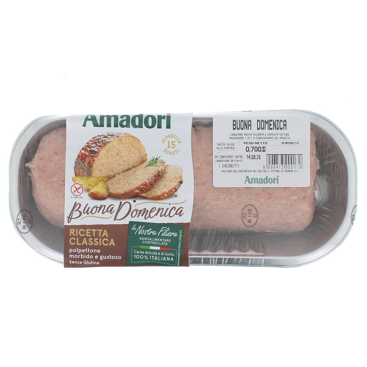 Amadori Polpettone Ricetta Classica 700 g