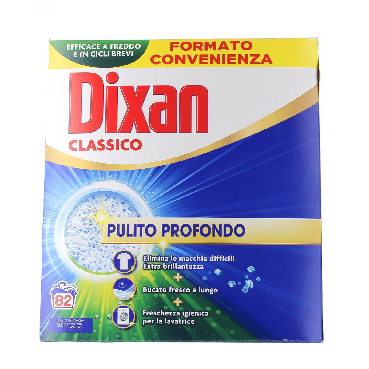 Dixan Detersivo Classico Polvere Pulito Profondo 82 Lavaggi 4,510 kg