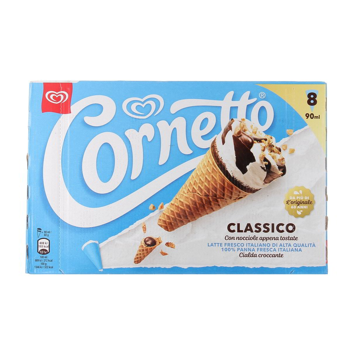 Algida CORNETTO CLASSICO x8 480 g