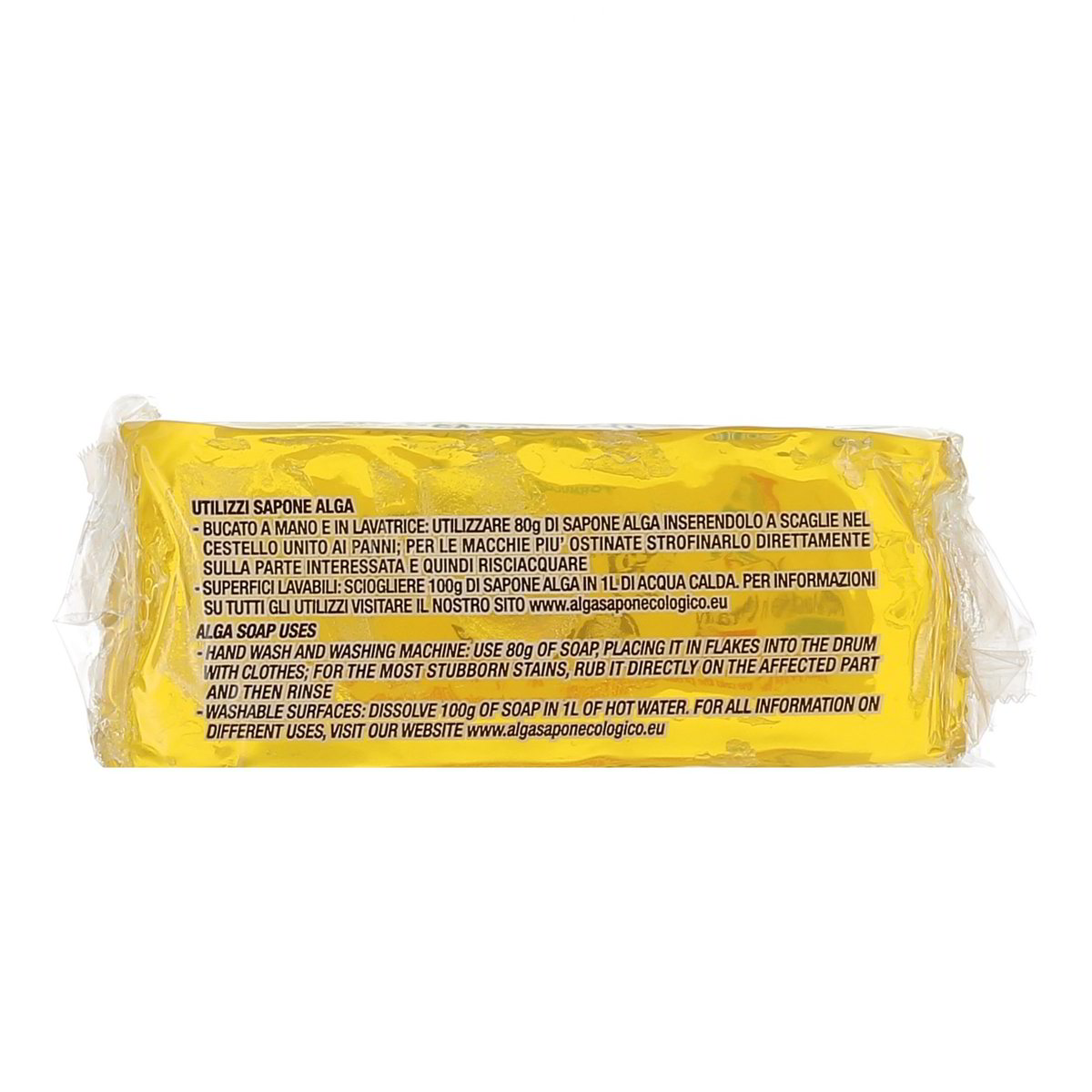 Alga L'originale Sapone All'iolio Di Cocco Per Bucato A Mano E In Lavatrice 400 g — immagine 3