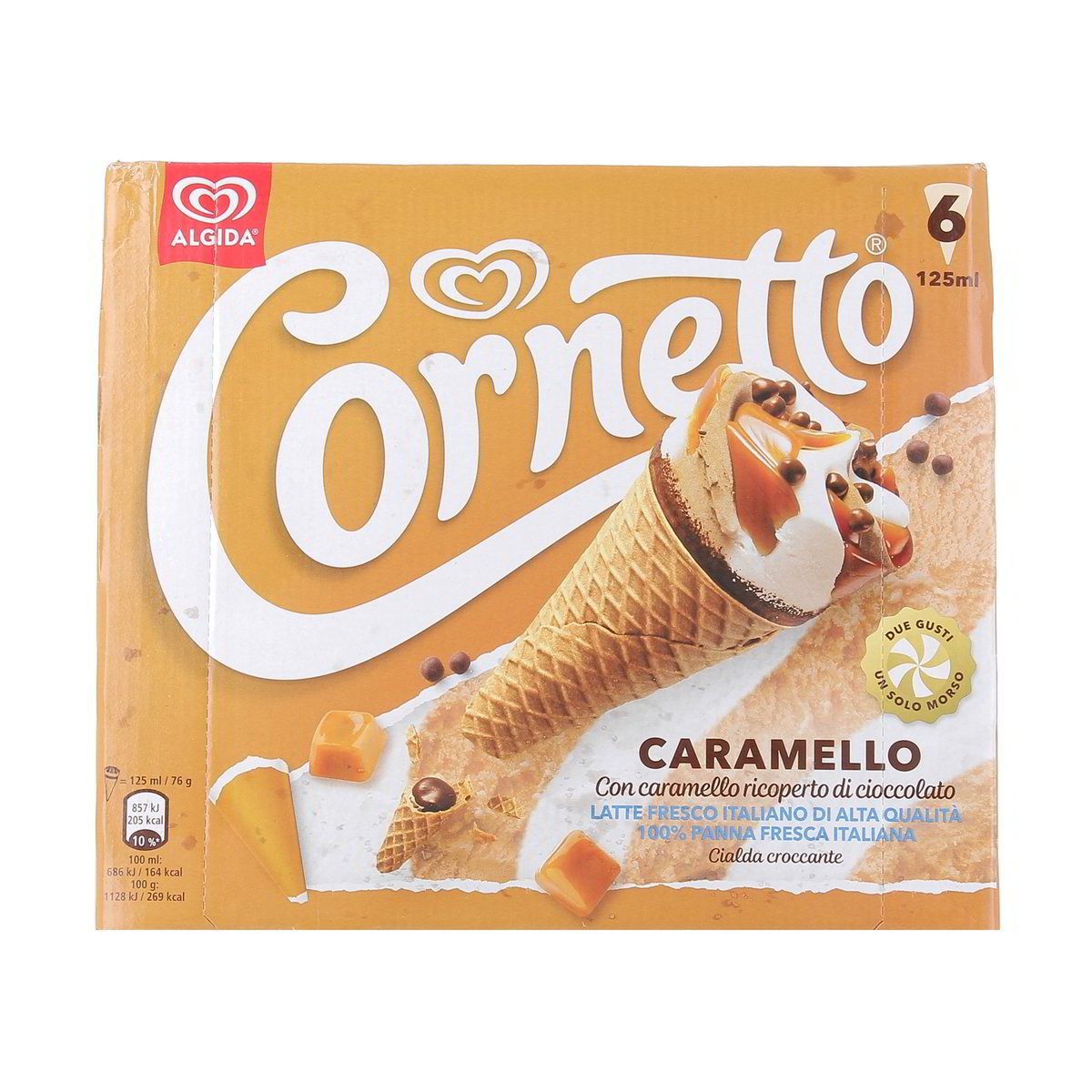 Algida CORNETTO CARAMELLO x6 450 g