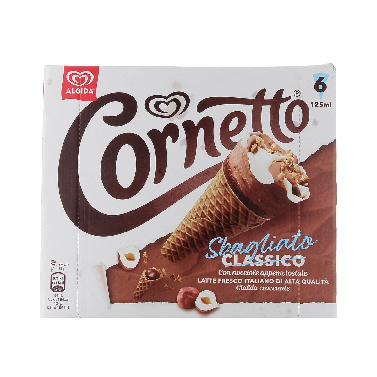 Algida CORNETTO SBAGLIATO x6 450 g