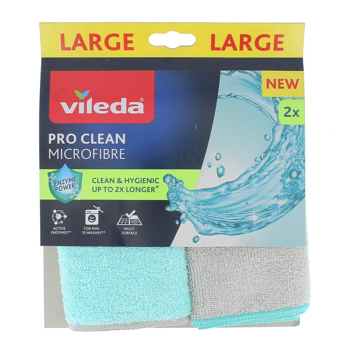 Vileda Pro Clean Microfiber 2 pezzi