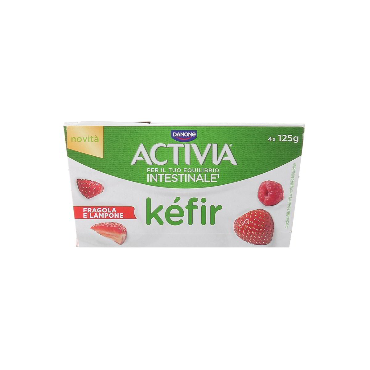 Danone Activia Kefir Fragola E Lampone 4x125 g