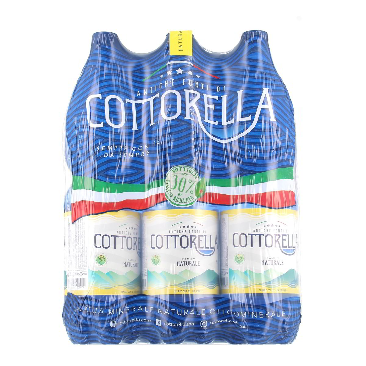 Cottorella Acqua Minerale Naturale 6 bottiglie GRANDI da 1,5 l