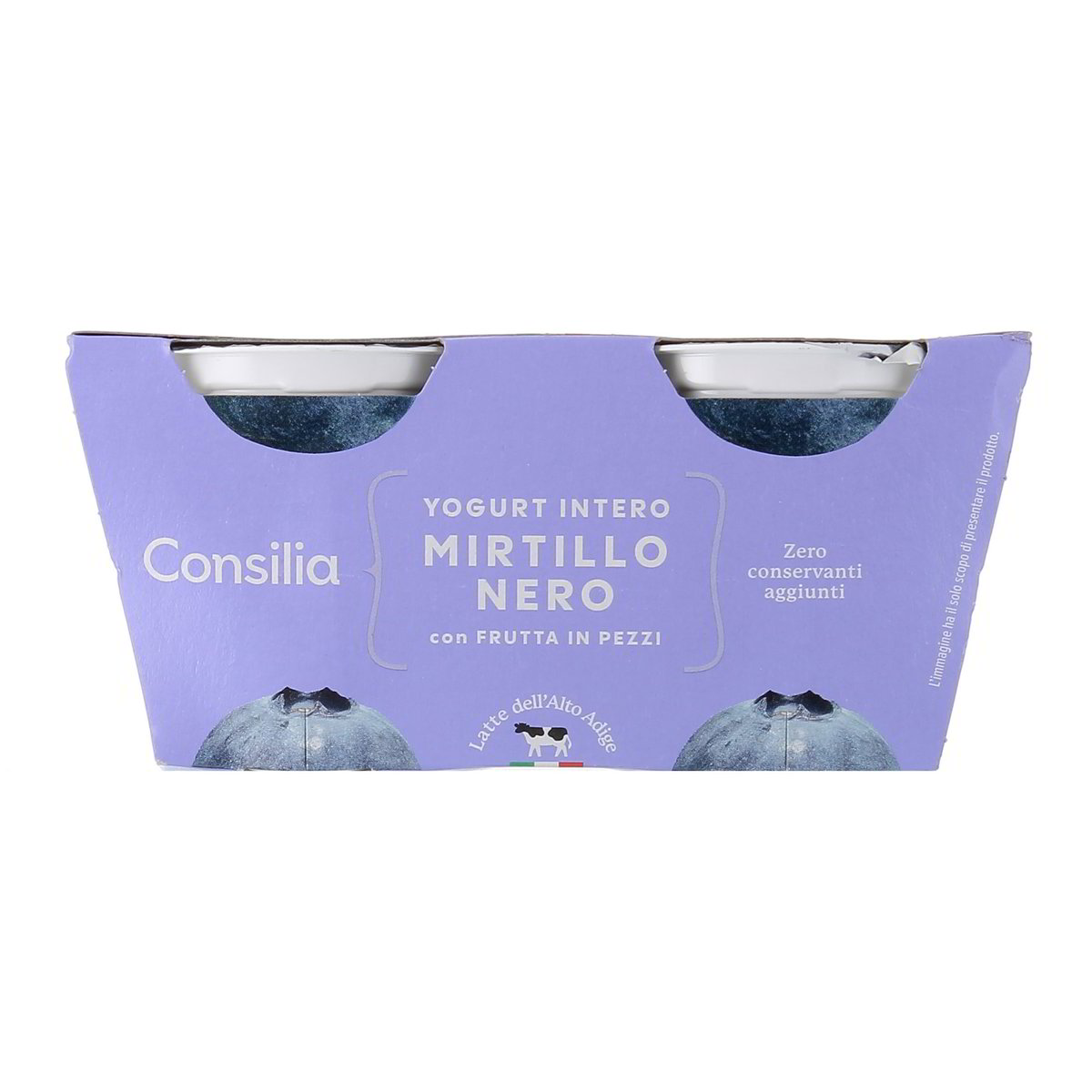 Consilia Yogurt Intero Al Mirtillo Nero 2x125 g