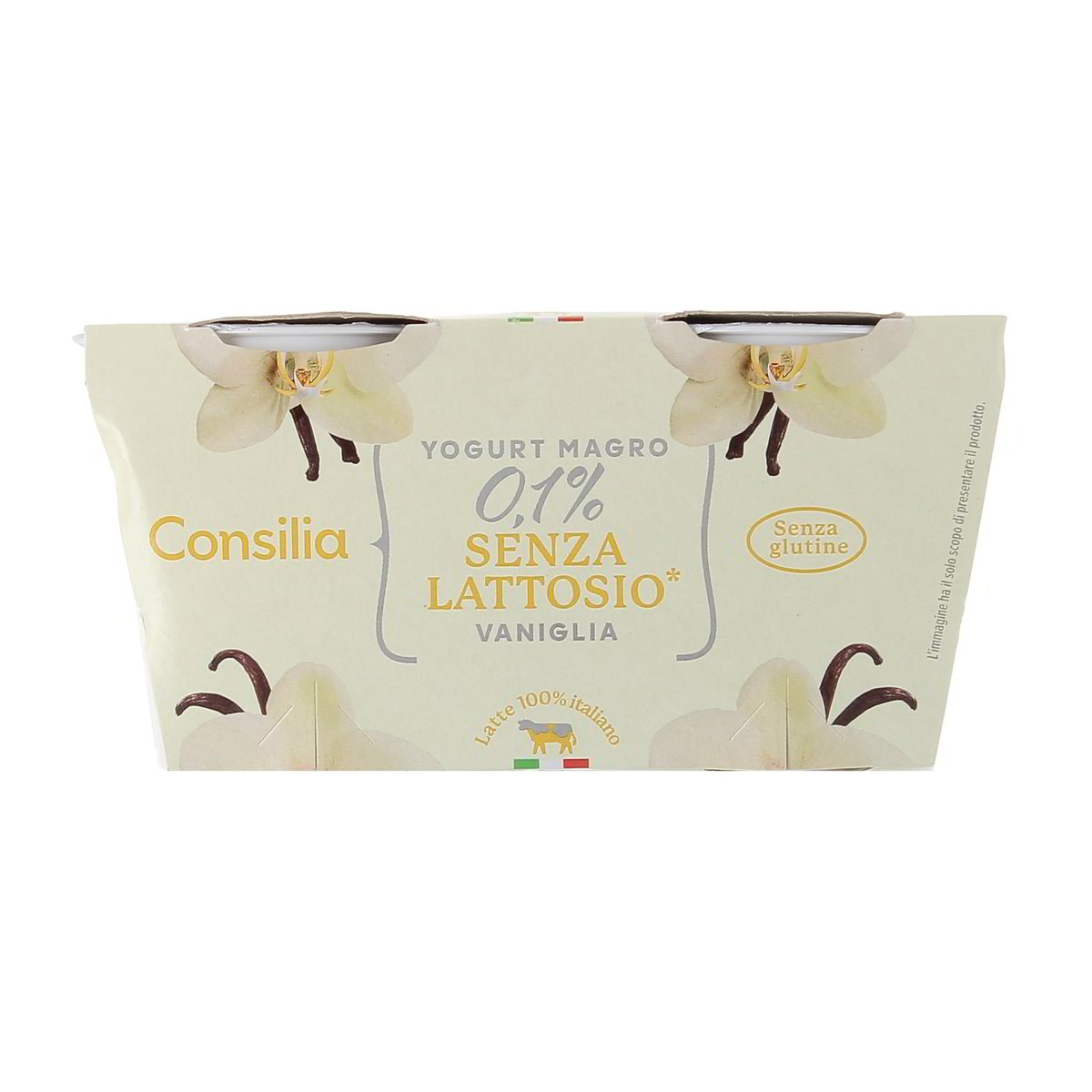 Consilia Yogurt Magro Zero Grassi Alla Vaniglia Senza Lattosio 2x125 g