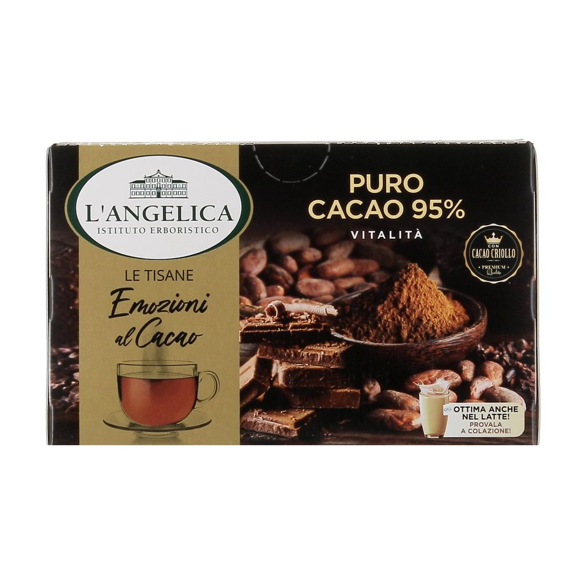 L'Angelica Tisana Puro Cacao 95% 15 Filtri 30 g