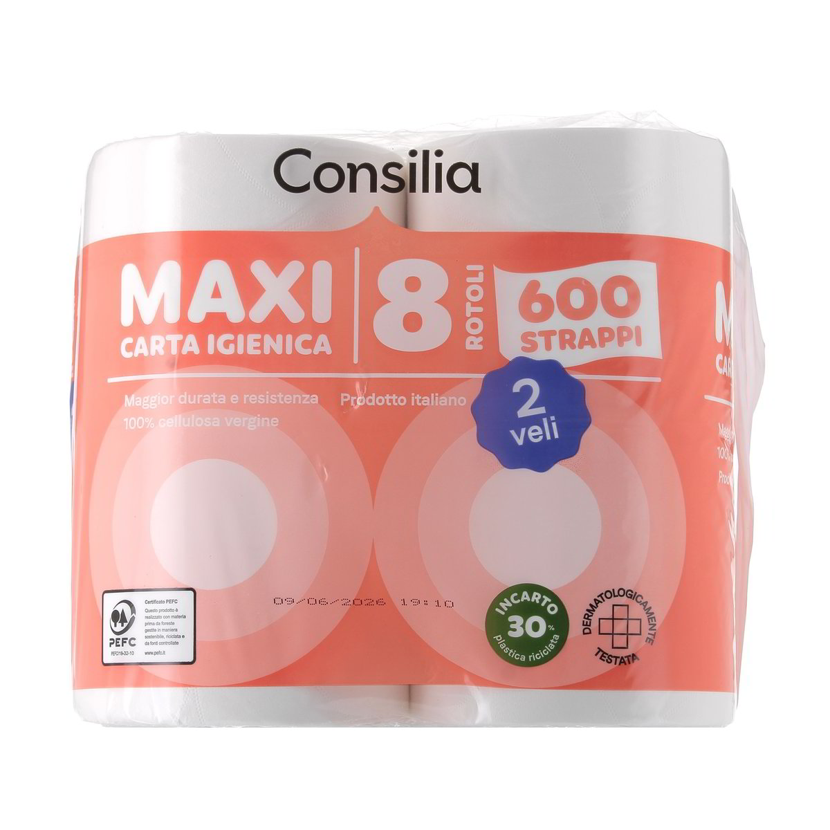 Consilia MAXI CARTA IGIENICA 2 veli 8 rotoli