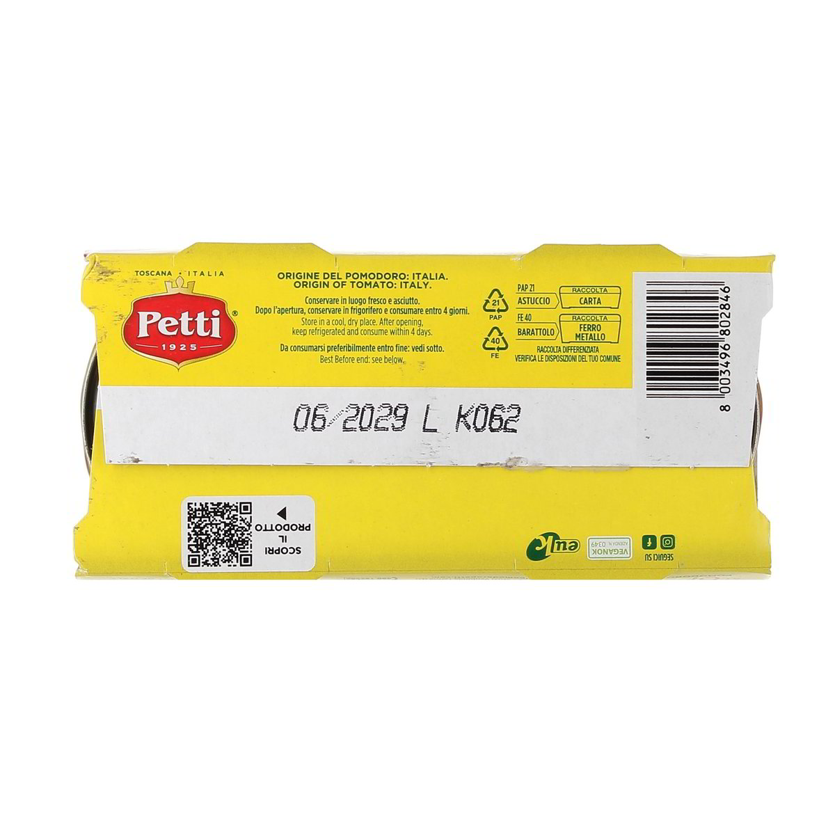 Petti Polpa Fine Ai 6 Pomodori 2x200 g — immagine 3