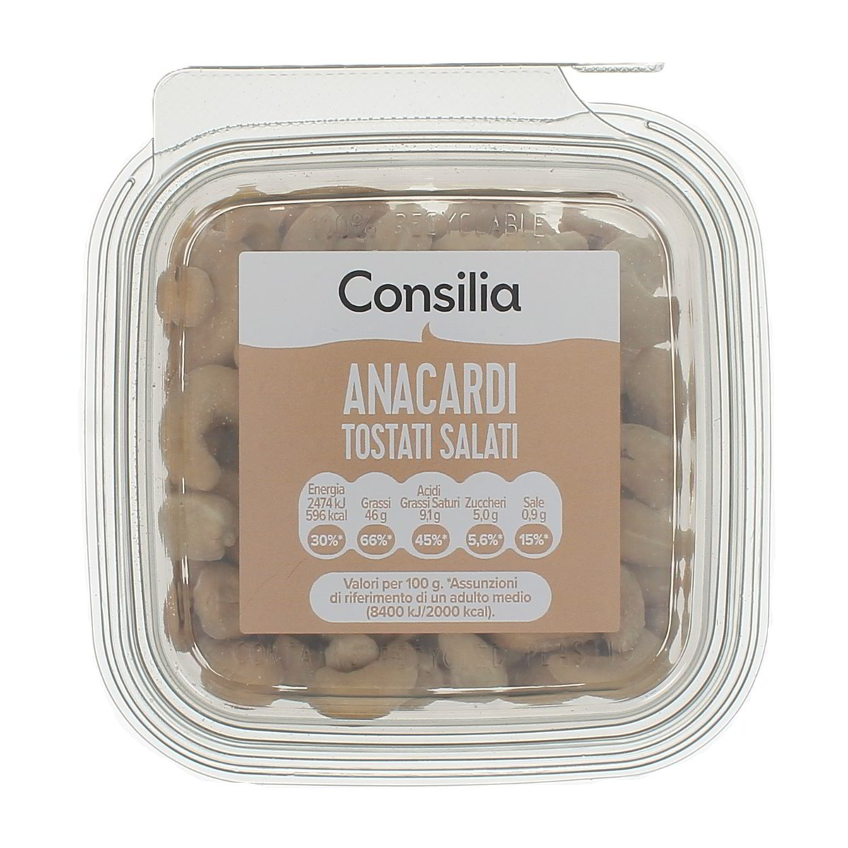 Consilia Anacardi Tostati Salati 250 g