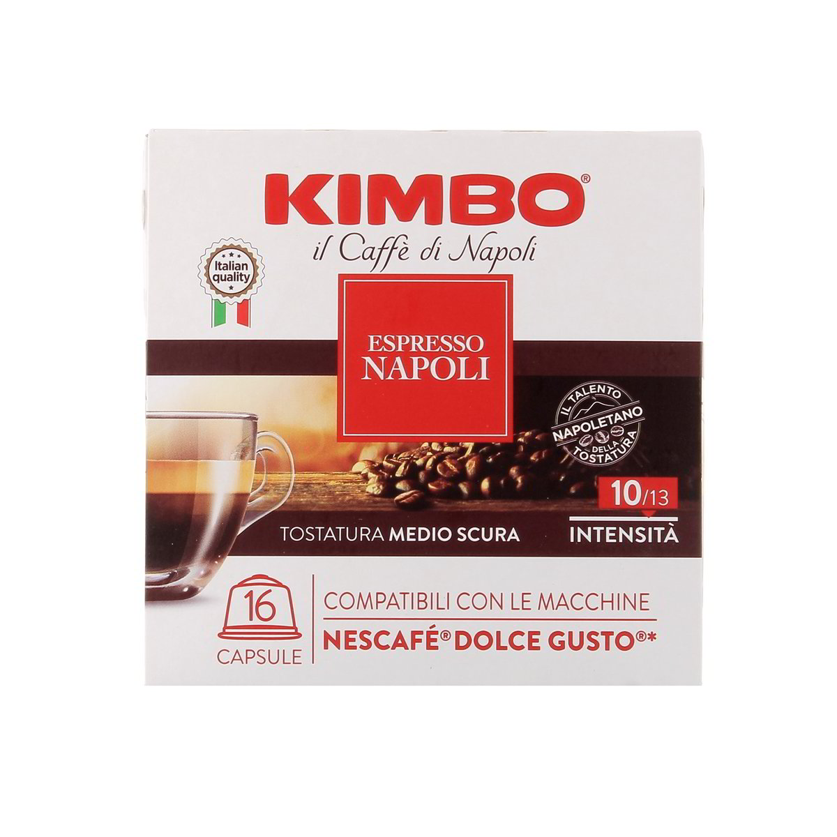Kimbo Napoli Intensità 10 16 pezzi - 112 g totali