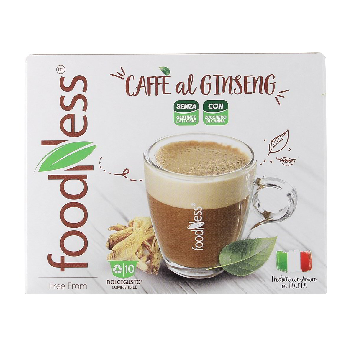 Foodness Caffè Al Ginseng 10 pezzi