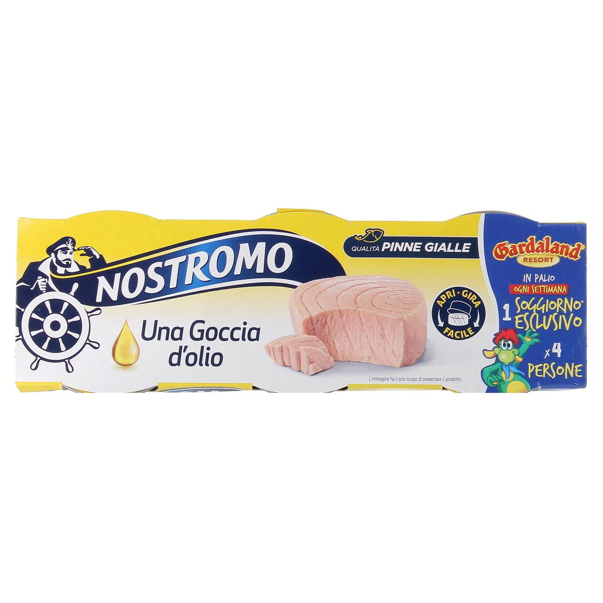 Nostromo Tonno Pinne Gialle All'olio Di Oliva 3x65 g - sgocciolato 3x52 g