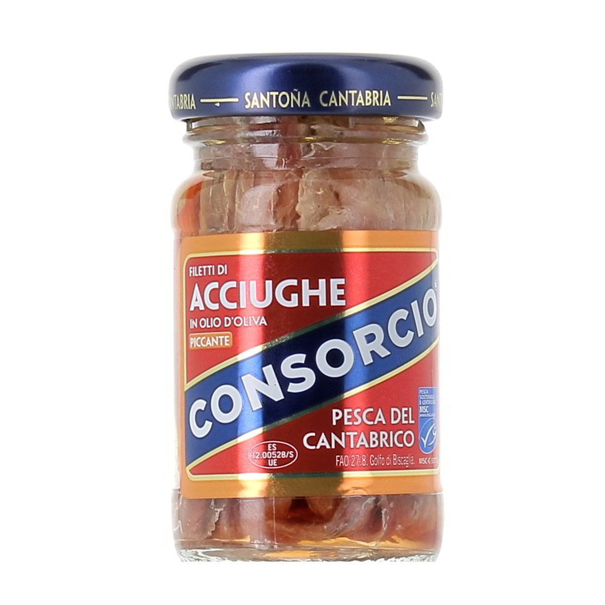 Consorcio Filetti Di Acciughe In Olio D'oliva Piccante 65 g - sgocciolato 42 g