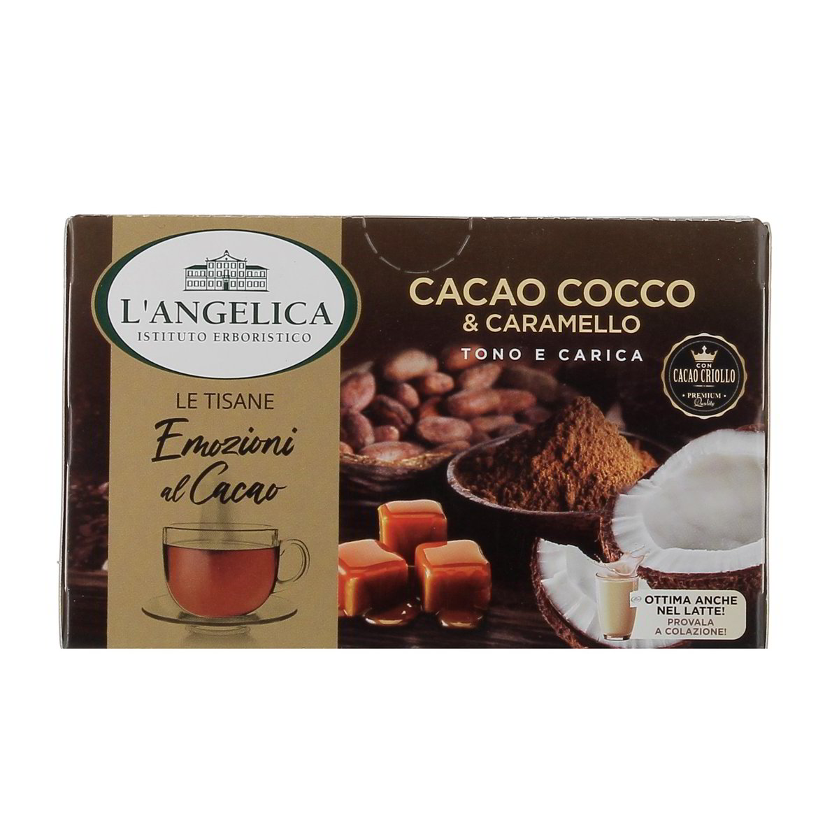 L'Angelica Tisana Cacao Cocco Carota 18 fl