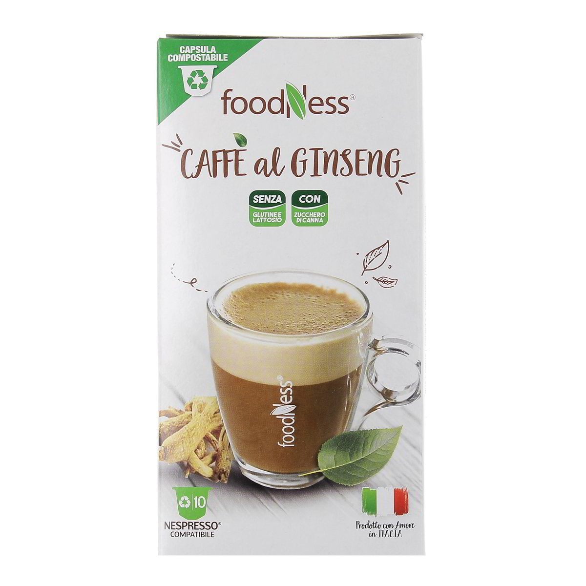 Foodness Caffè Al Ginseng 10 pezzi