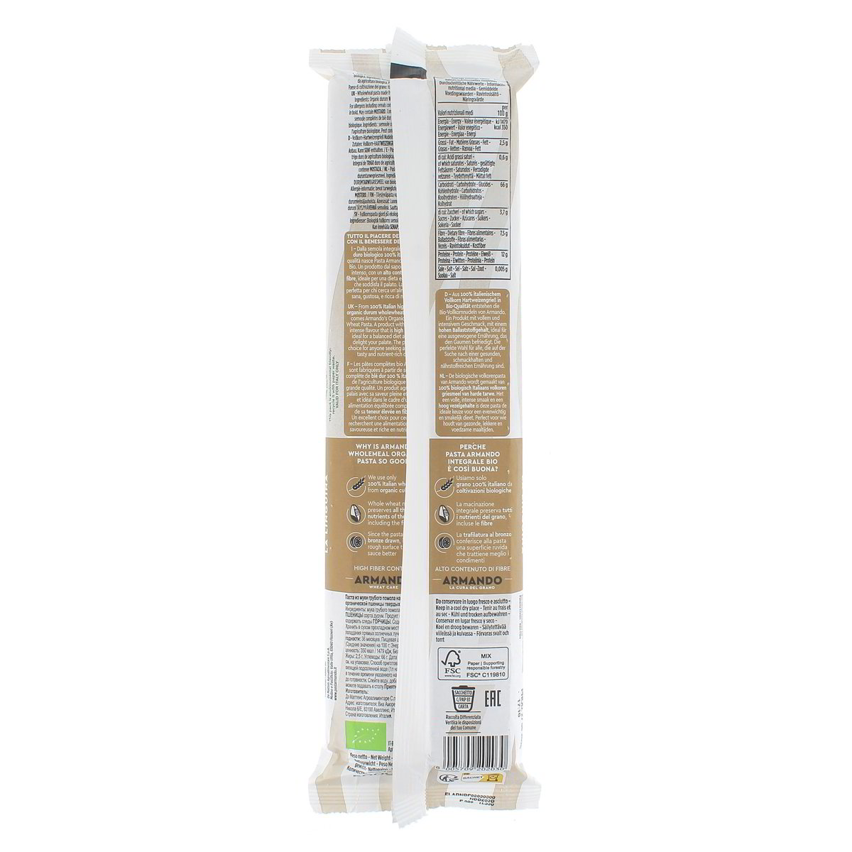 Armando La Linguina Integrale Bio 500 g — immagine 3
