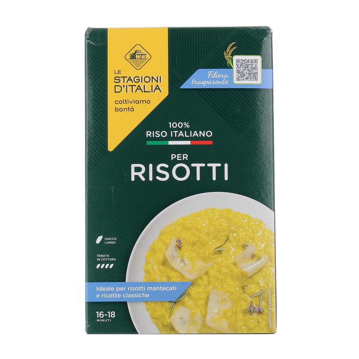 LE Stagioni D'Italia Riso 100% Italiano Per Risotti 1 kg