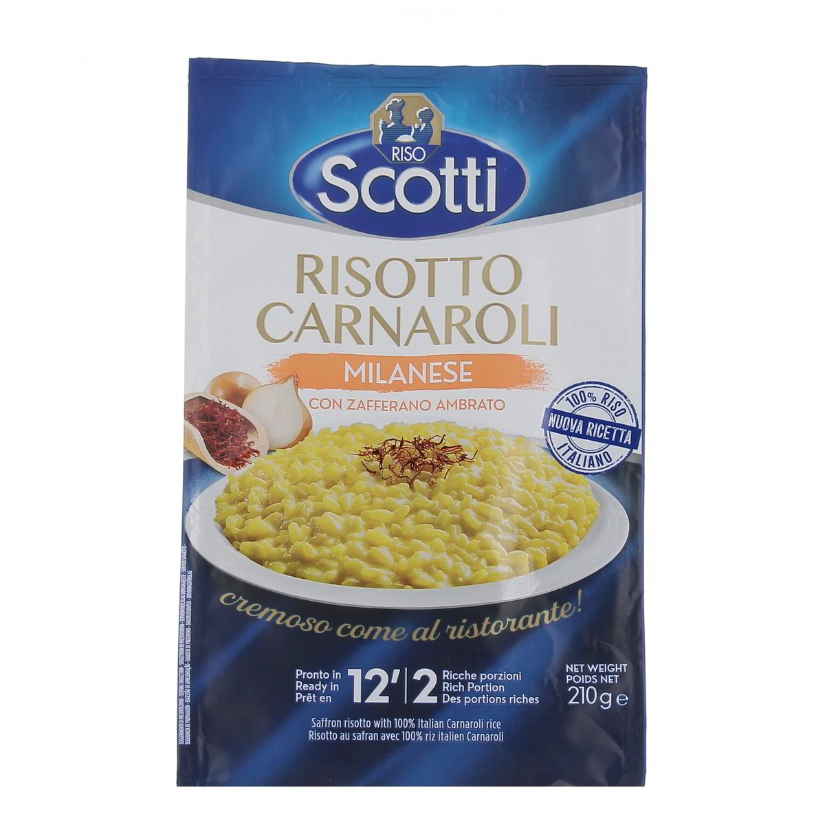 Scotti Risotto Alla Milanese Con Zafferano Ambrato 210 g