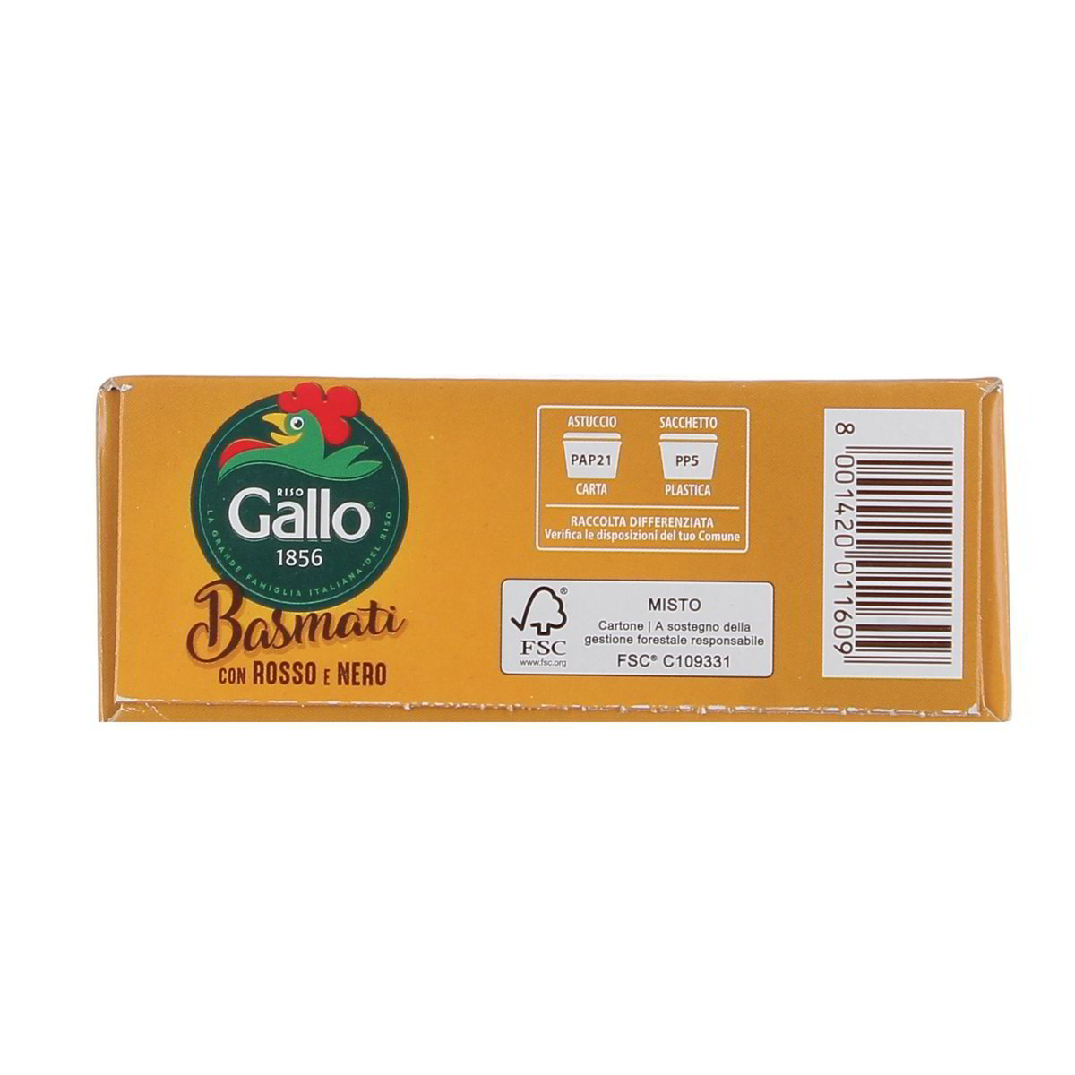 Gallo Basmati Con Riso Rosso & Nero 500 g — immagine 3