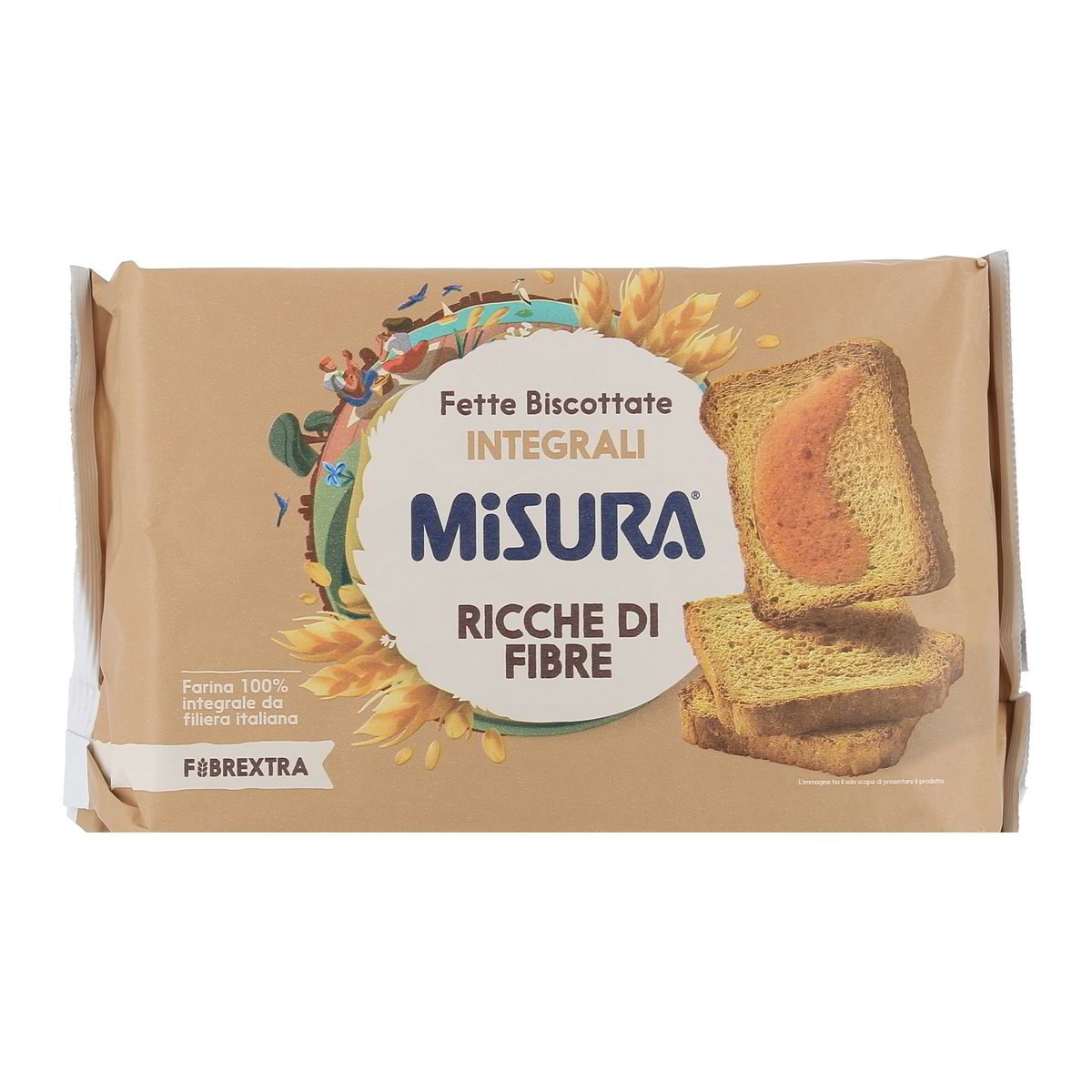Misura Fibrextra Fette Biscottate Integrali 320 g