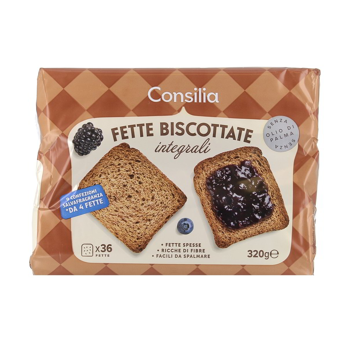 Consilia Fette Biscottate Con Farina Integrale 320 g