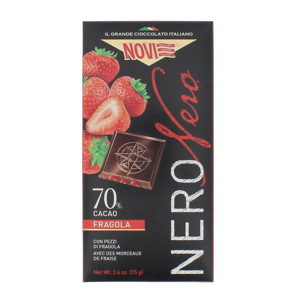 Novi Nero Nero Fragola 70% Cacao 75 g