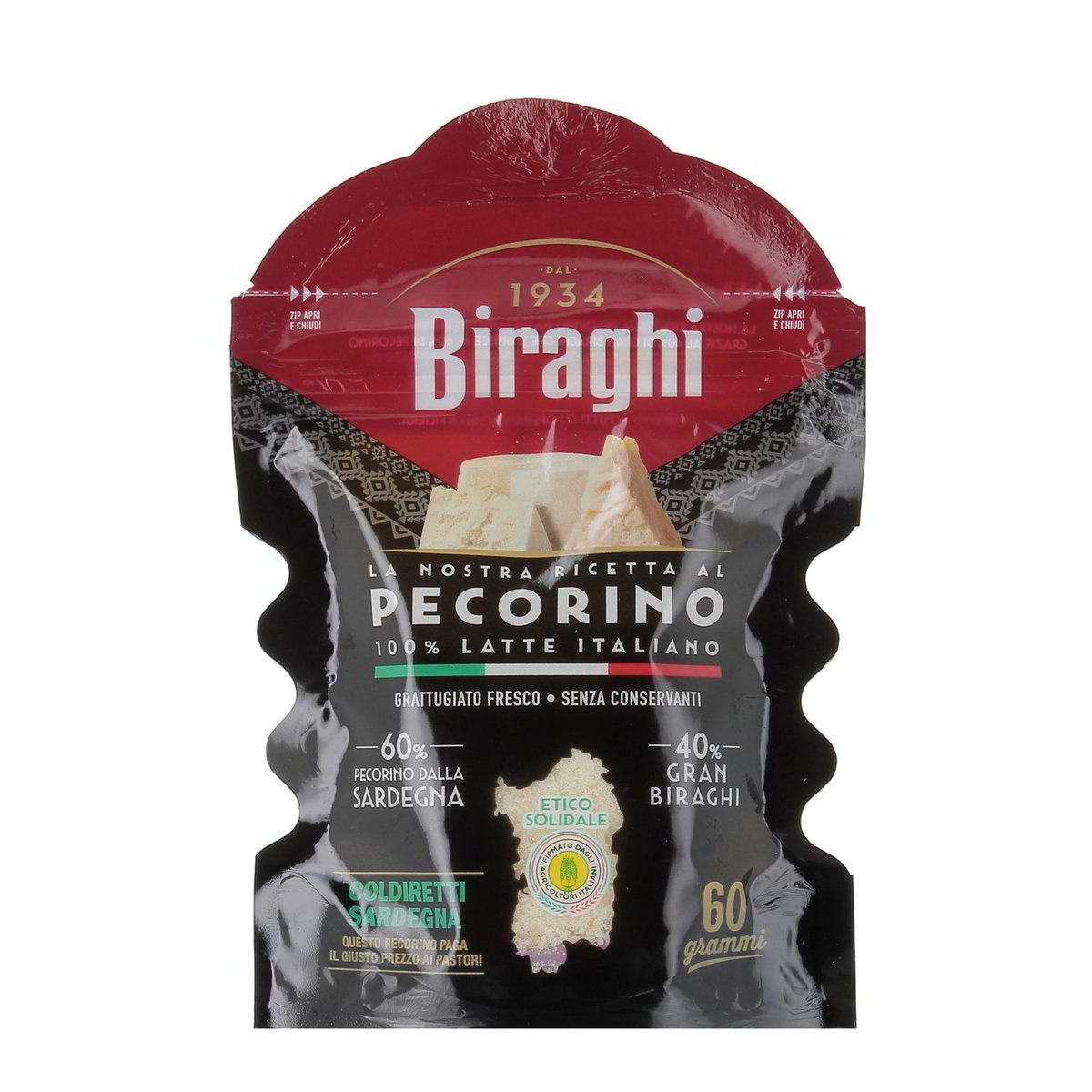 Biraghi Pecorino Grattugiato Fresco 60 g