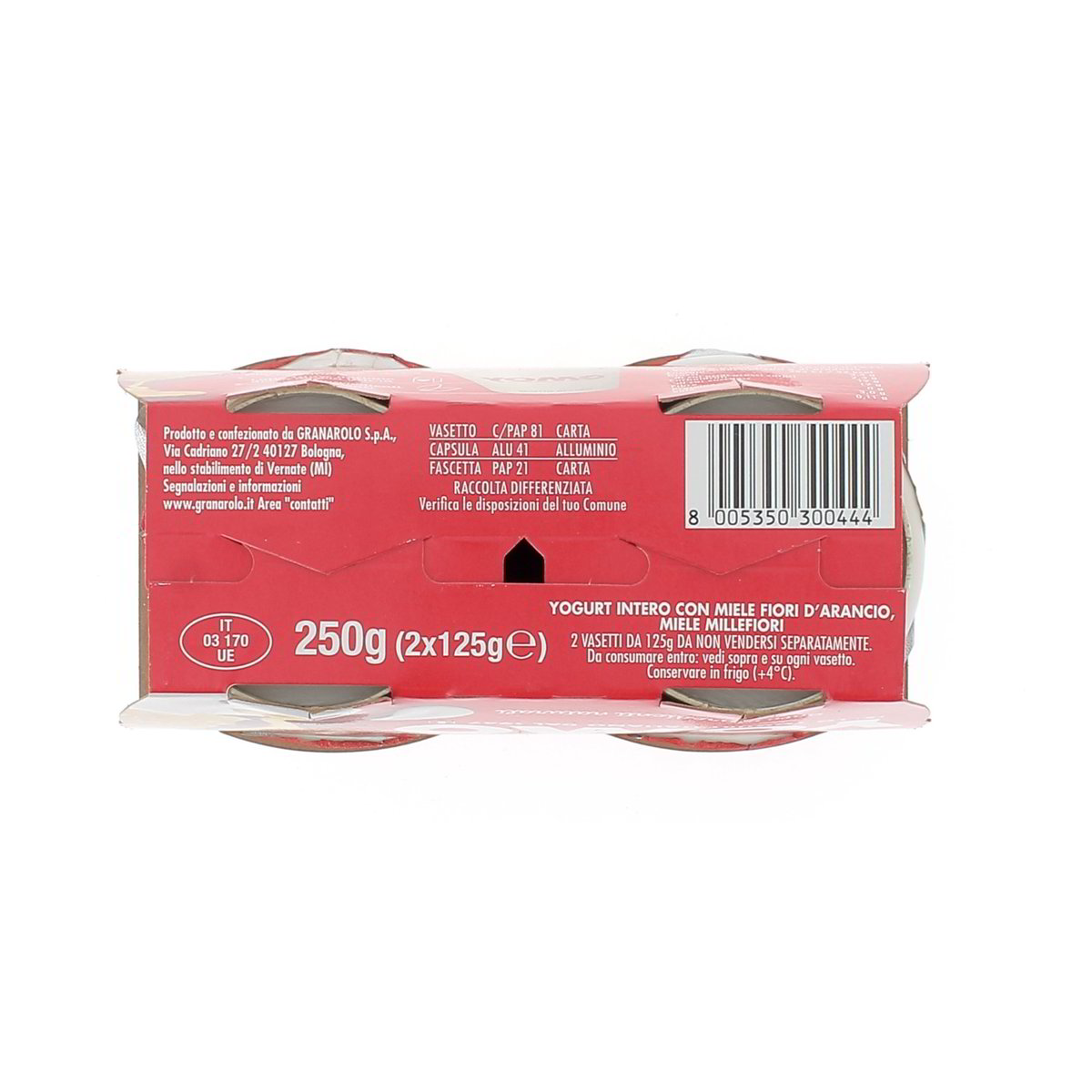 Yomo Yogurt Intero Con Miele 2x125 g — immagine 3
