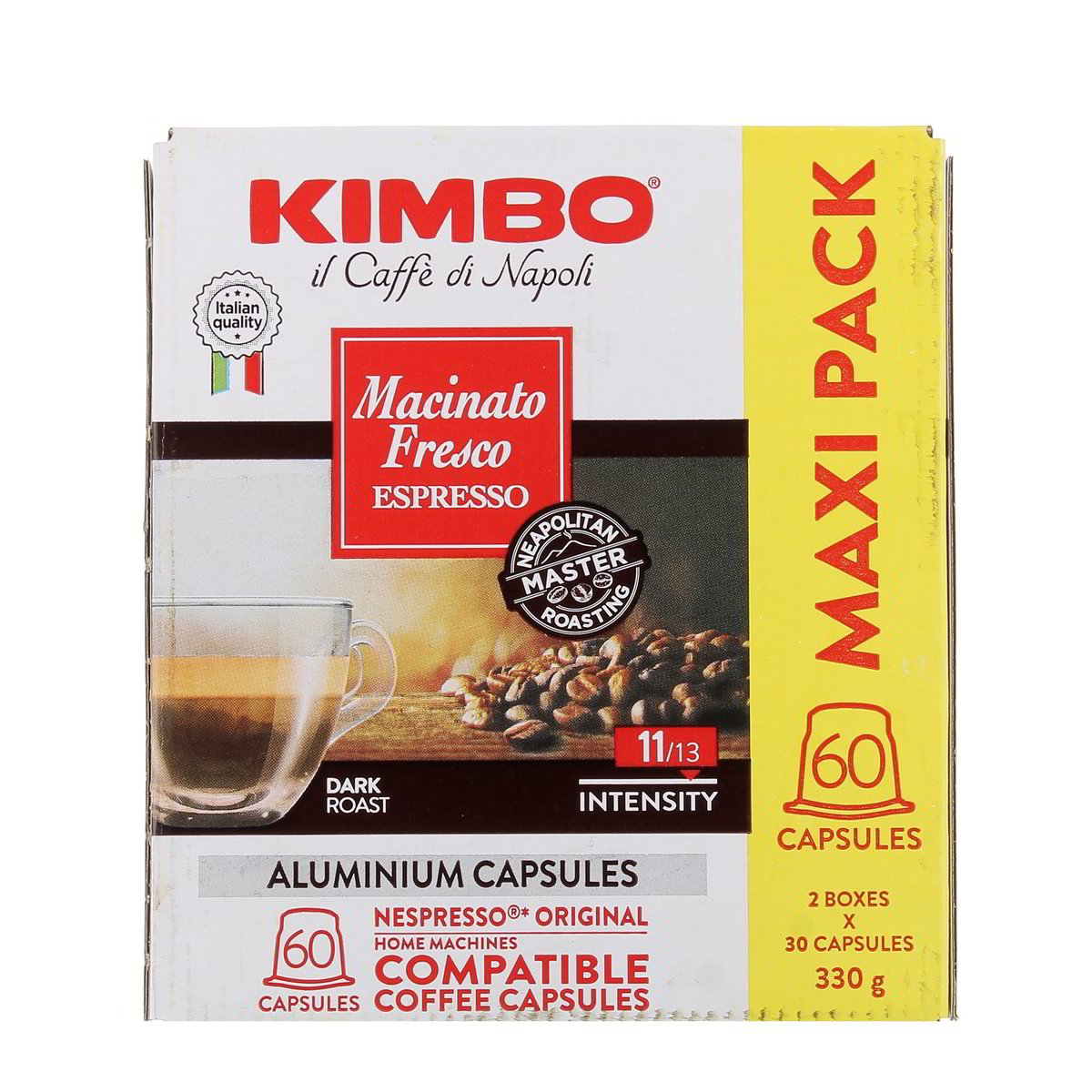 Kimbo Capsule Espresso Macinato Fresco 60 pezzi - 330 g totali