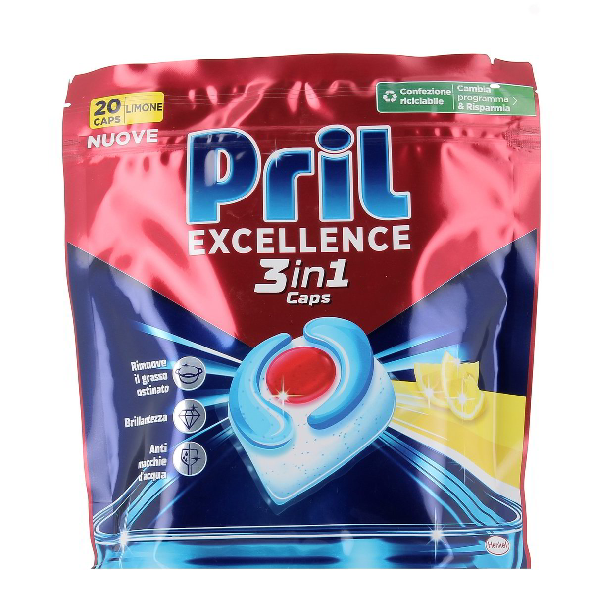 Pril Caps Excellence 3 In 1 20 pezzi