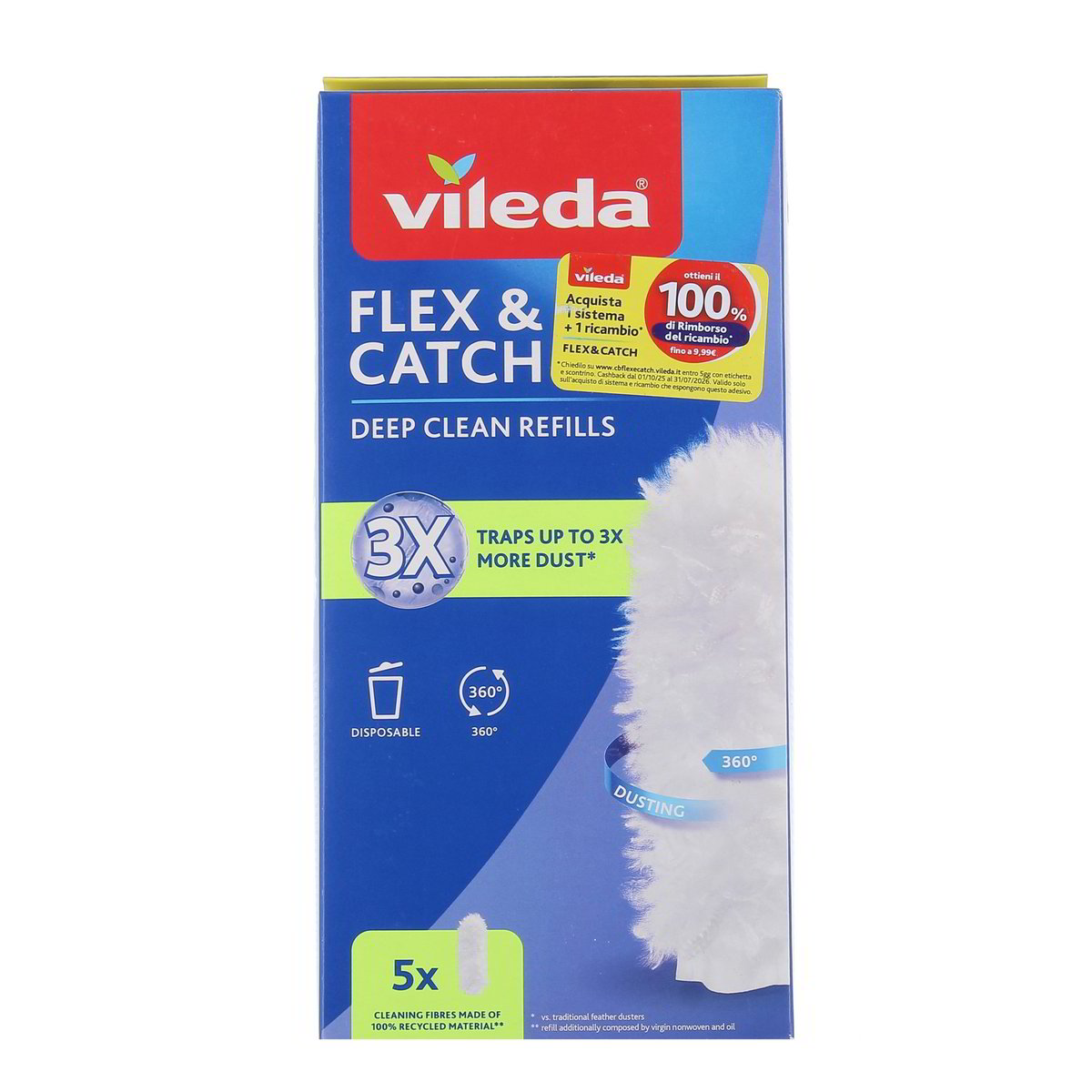 Vileda Flex And Catch Deep Clean Refills 5 pezzi