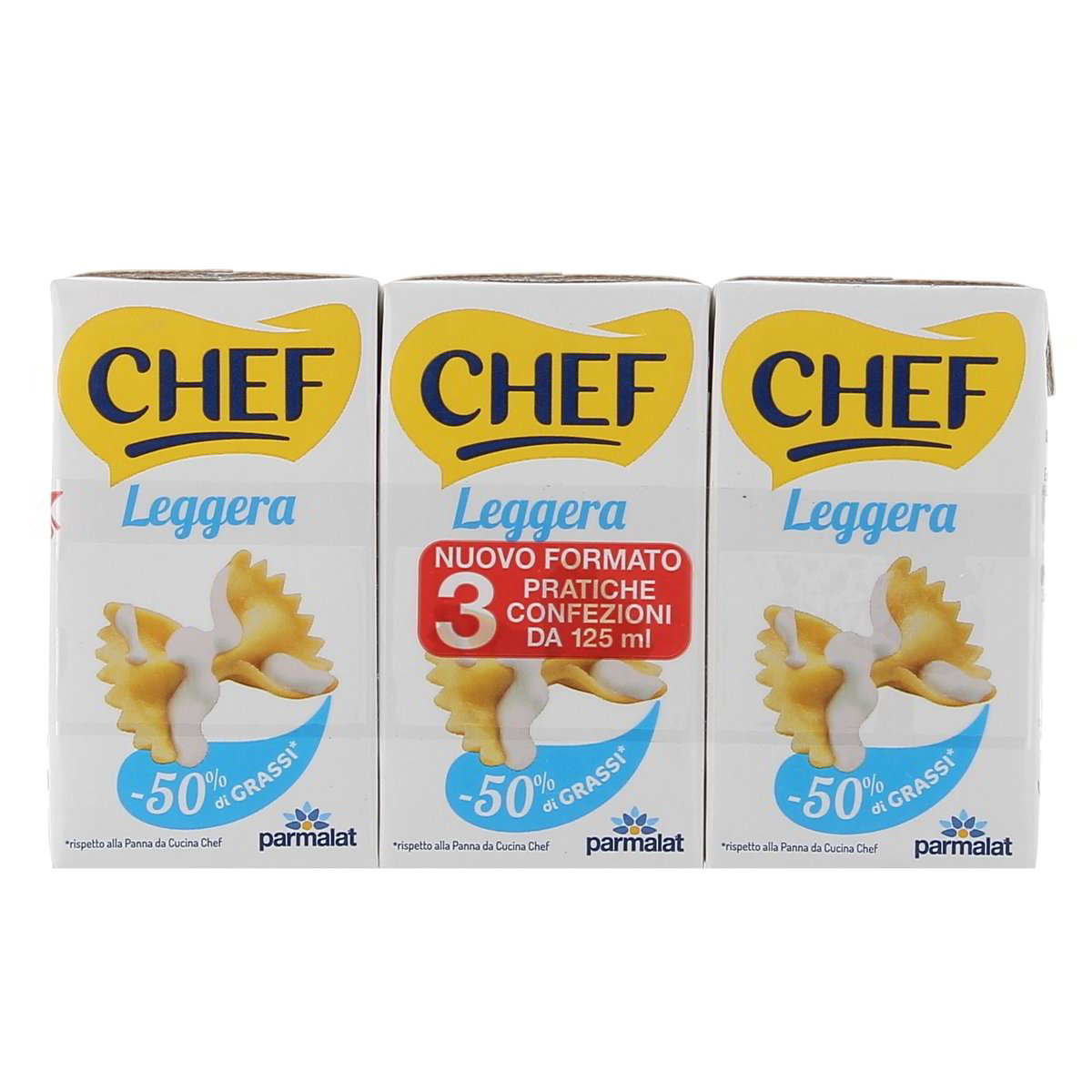Parmalat Chef Panna Leggera 3x125 ml