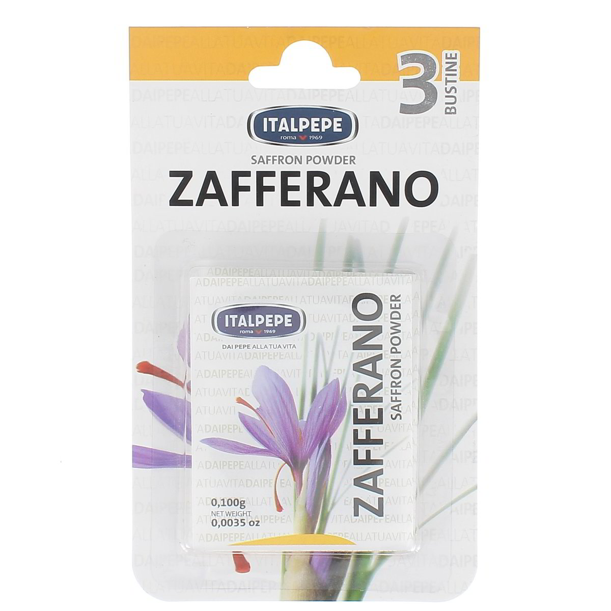 Italpepe Zafferano 3 Bustine 0,3 g