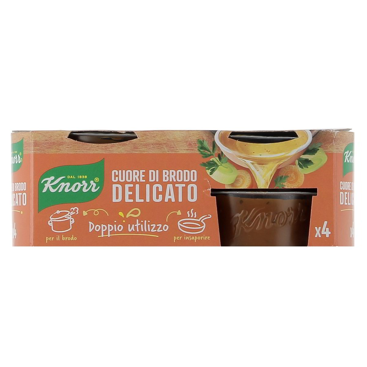 Knorr DELICATO CUORE DI BRODO x4 112 g