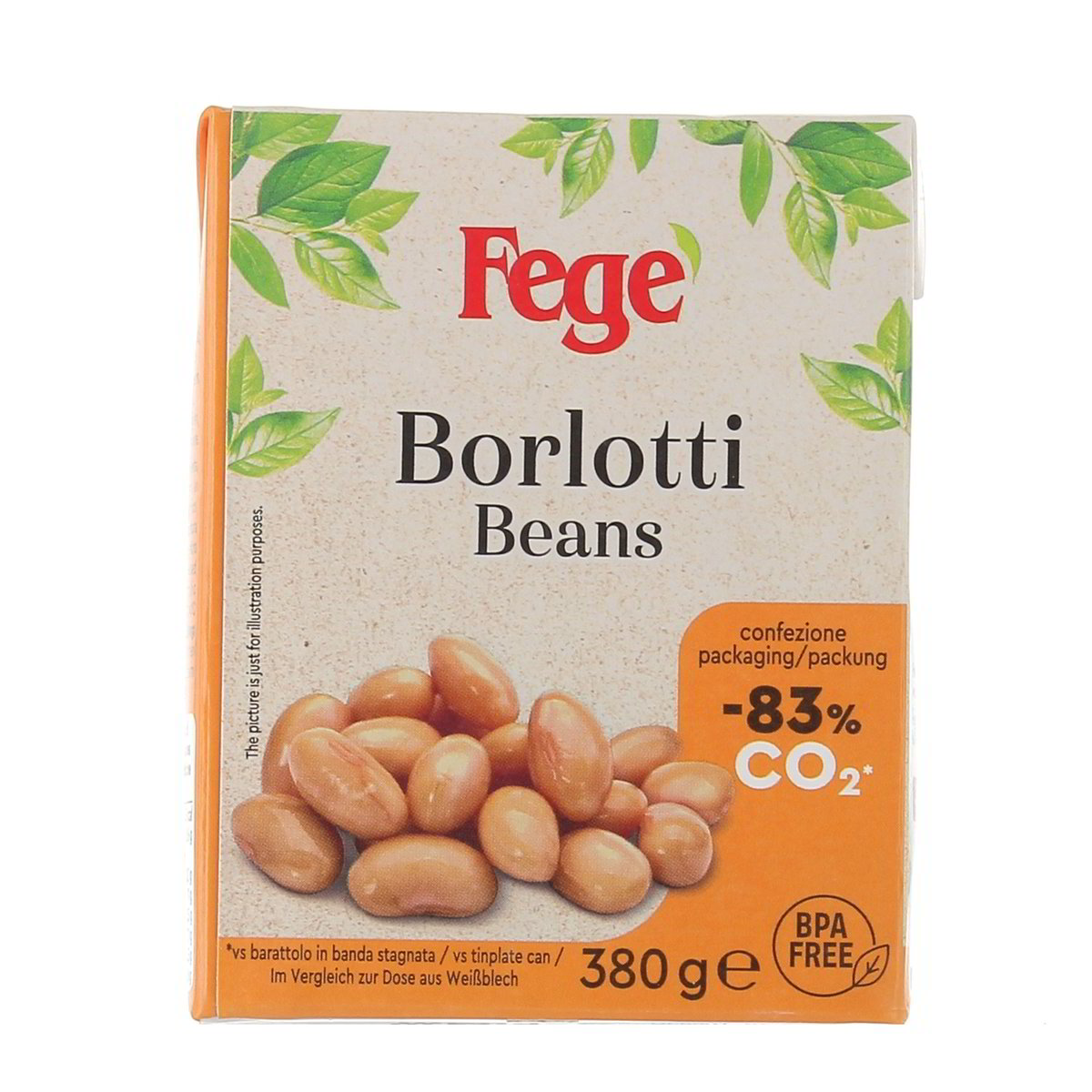 Fege' Fagioli Borlotti 380 g - sgocciolato 228 g