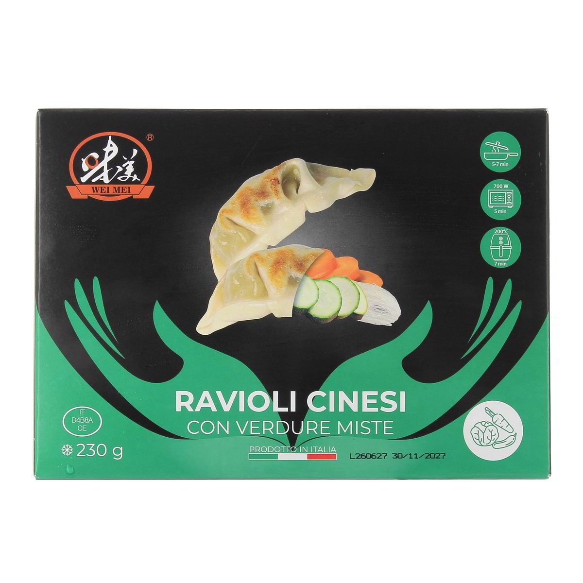 WEI MEI Ravioli Cinesi Con Verdure Miste 230 g