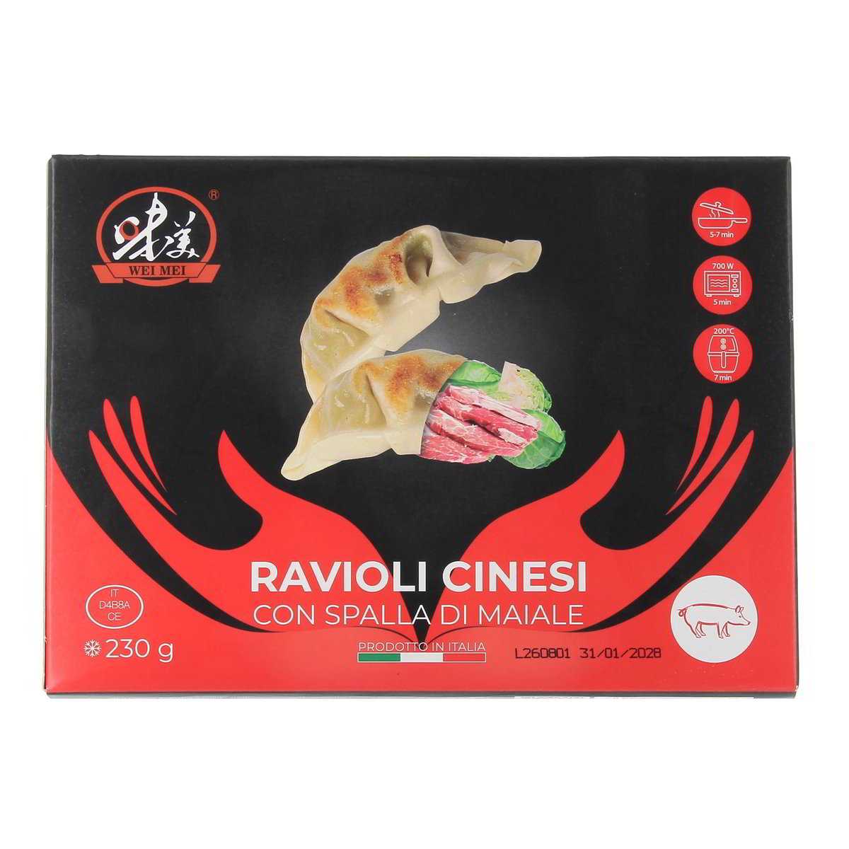 WEI MEI Ravioli Cinesi Con Spalla Di Maiale 230 g