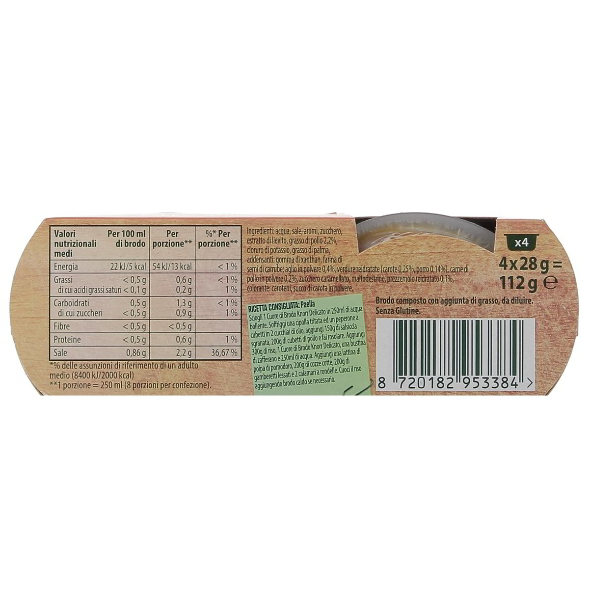 Knorr DELICATO CUORE DI BRODO x4 112 g — immagine 3