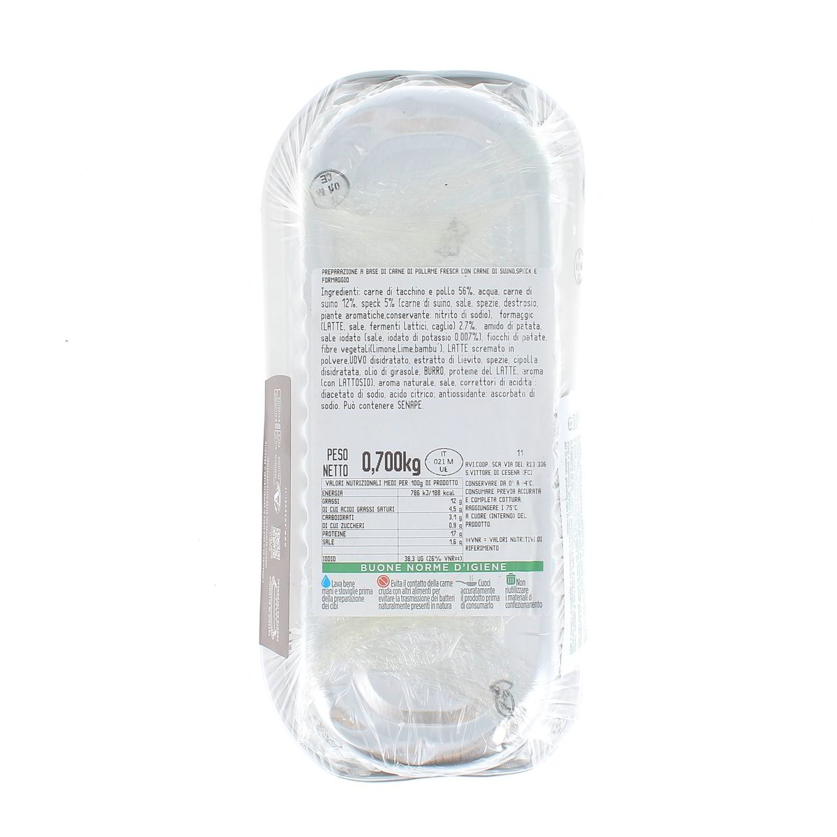 Amadori Polpettone Speck & Formaggio 700 g — immagine 3