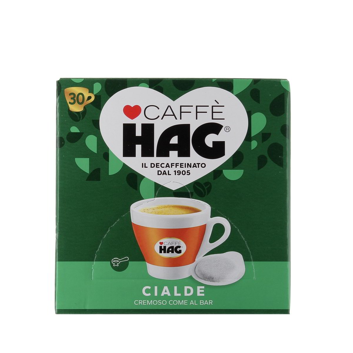 HAG Caffè Decaffeinato Cialde 30 pezzi