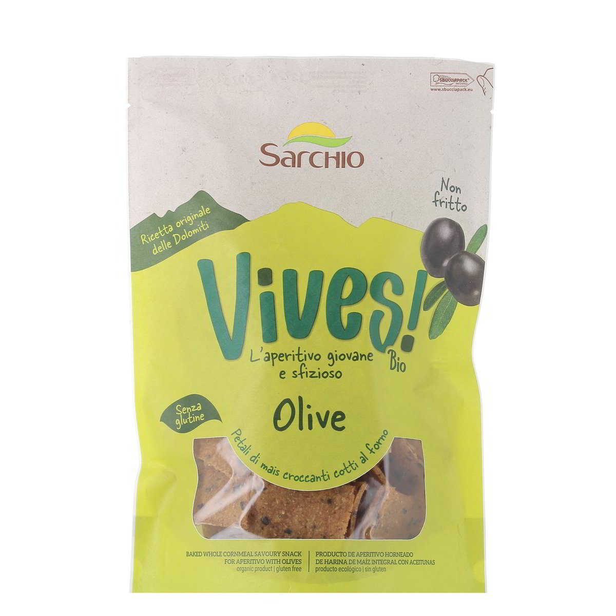 Sarchio Vives! Petali Di Mais Alle Olive Bio 80 g