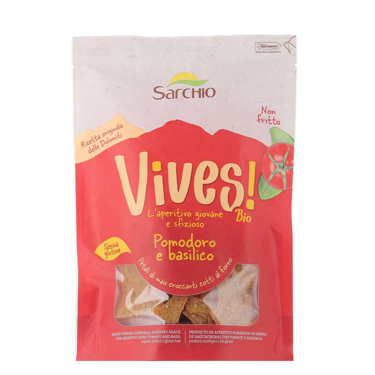 Sarchio Vives! Petali Di Mais Pomodoro E Basilico Bio 80 g