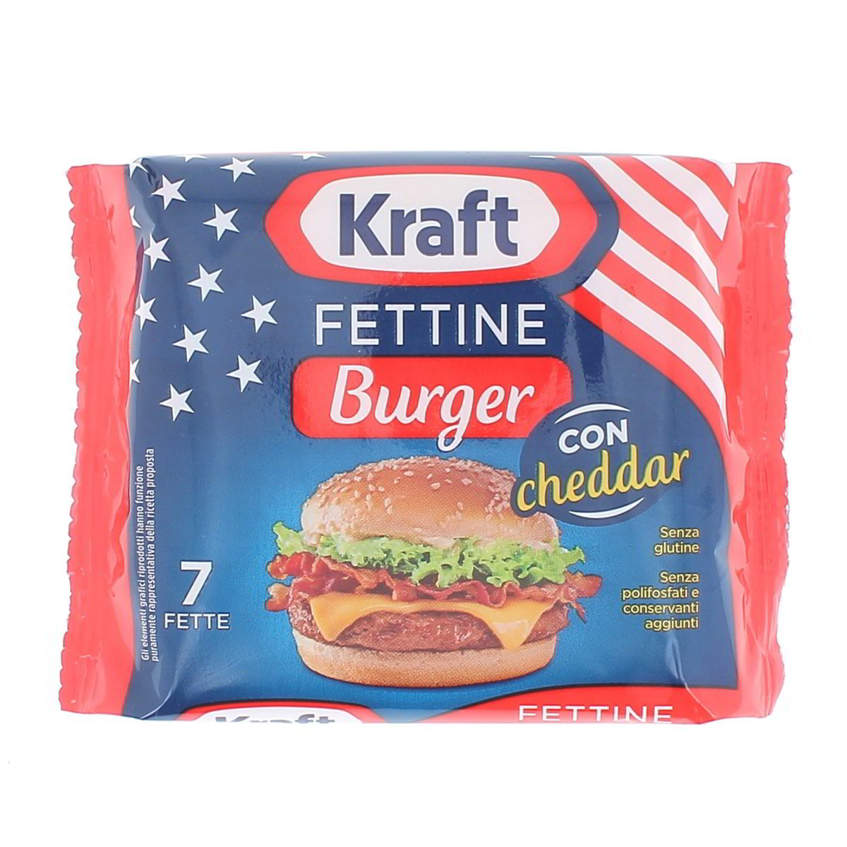 Kraft Fettine Burger Con Cheddar 175 g