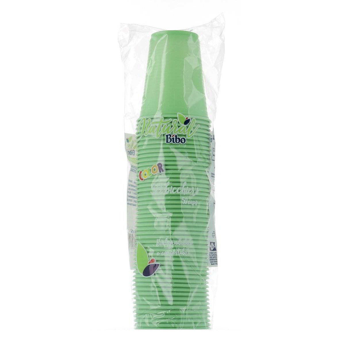 Bibo Natural Bicchieri Verdi 50 pezzi