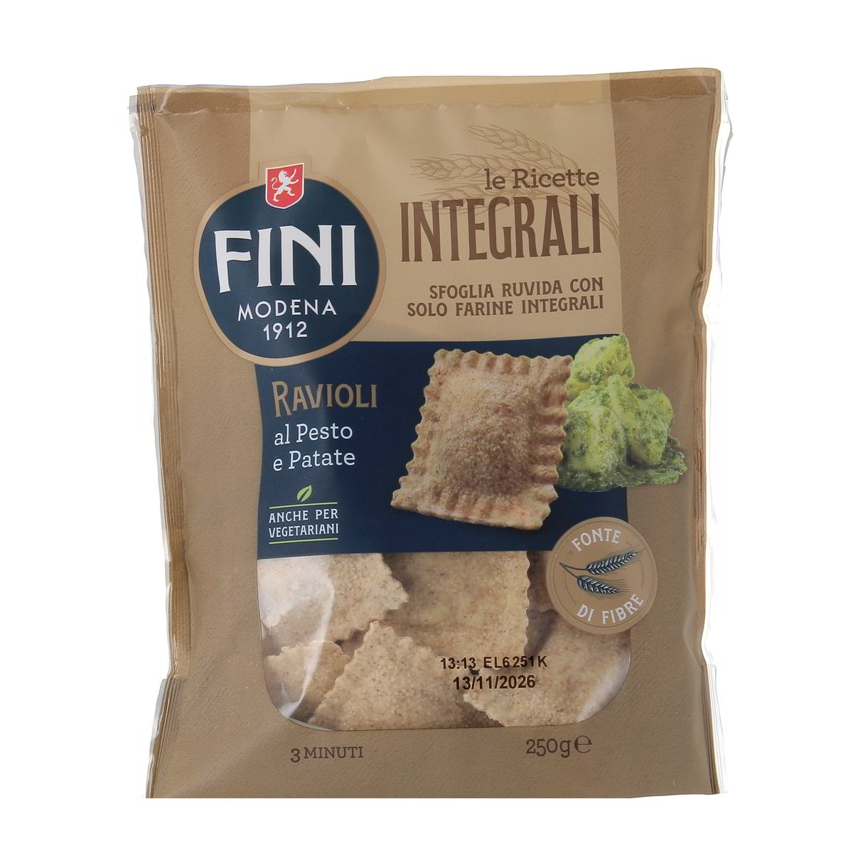 Fini Ravioli Al Pesto E Patate Integrali 250 g