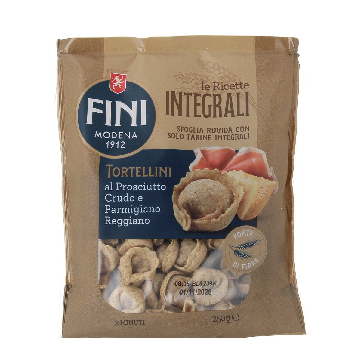 Fini Tortellini Al Prosciutto Crudo E Parmigiano Reggiano Integrali 250 g