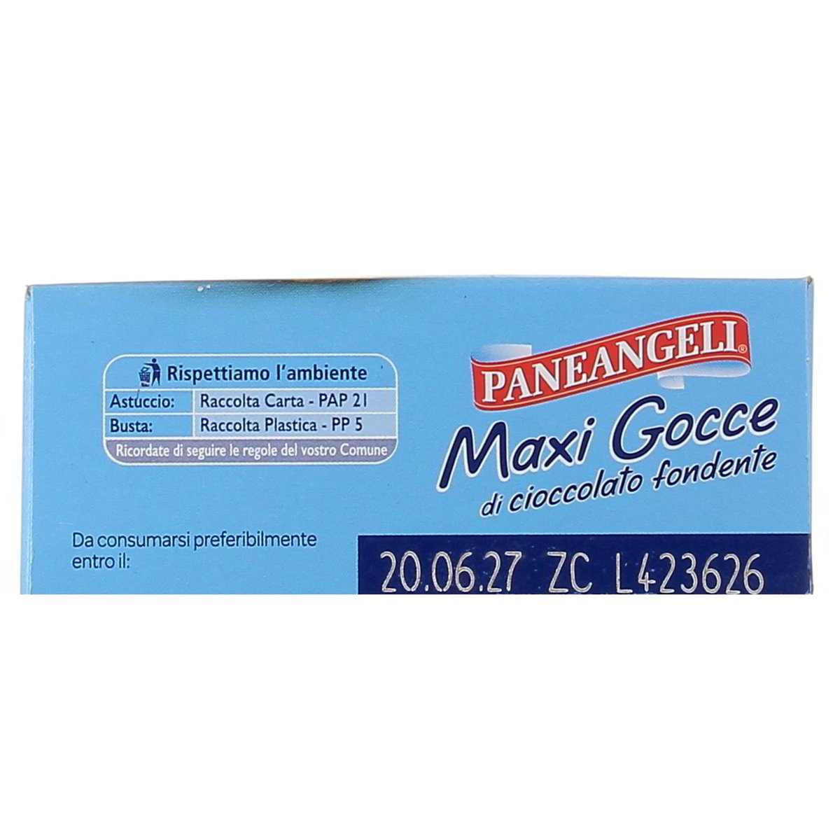 Paneangeli Maxi Gocce Di Cioccolato Fondente 100 g — immagine 3