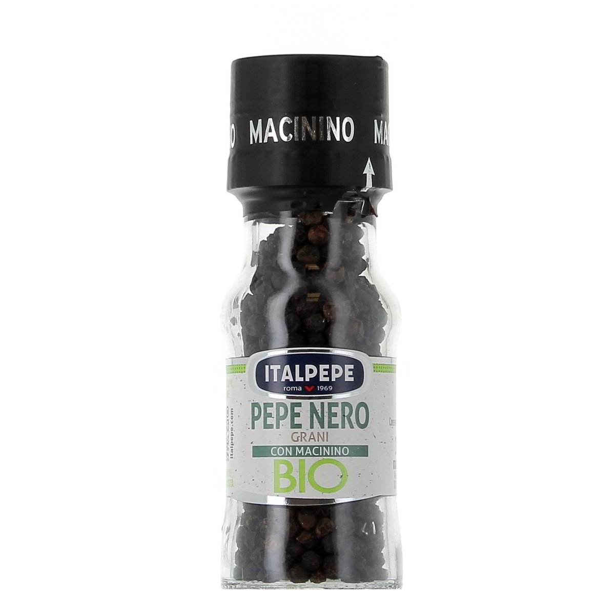 Italpepe Pepe Nero In Grai Con Macinino 30 g